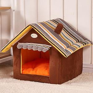 Lovely Warmer House-Shaped Pet Bed😻🏠🐶