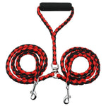 Braided Tangle Free Dual Dog Leash